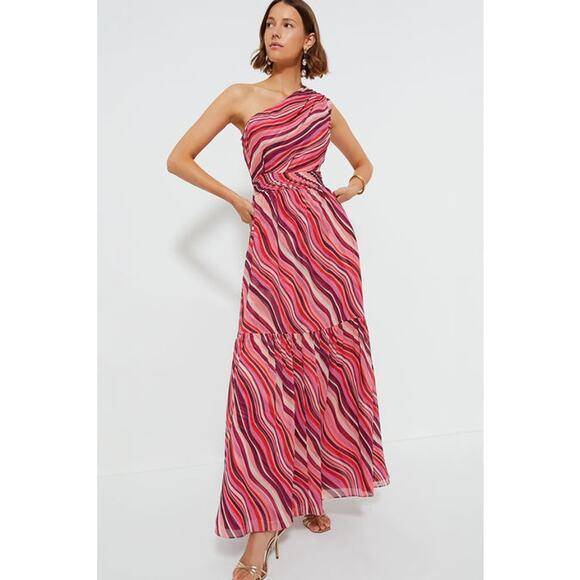 Tuckernuck Dresses & Skirts - NWT TUCKERNUCK Sunset Stripe Cadiz Dress Sz S
